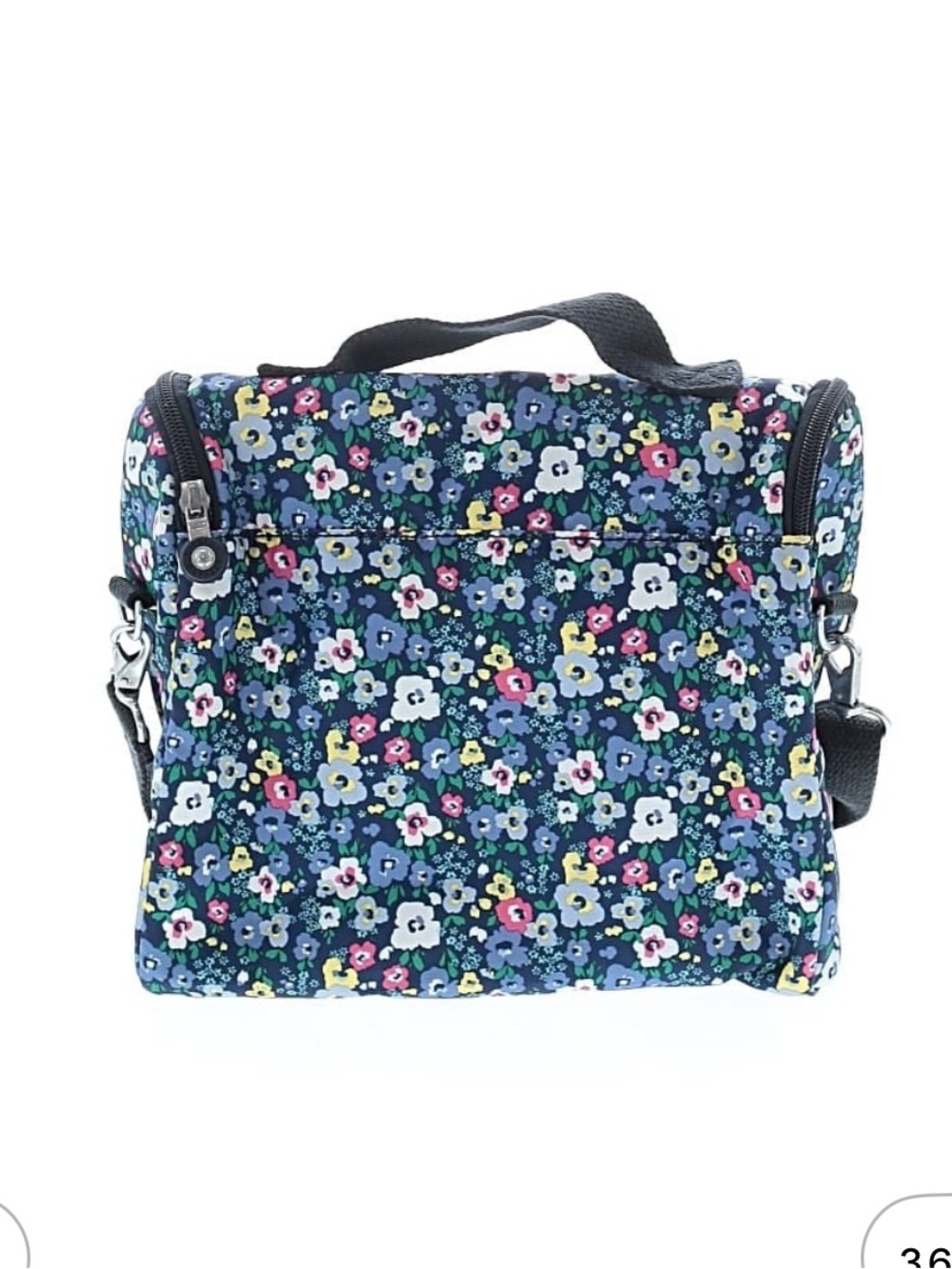 Kipling Navy Floral lunch bag - Picture 3 of 4
